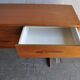 Brown teak sideboard by Frank Guille for Austinsuite, 1960s, 6 drawers, trestle legs.