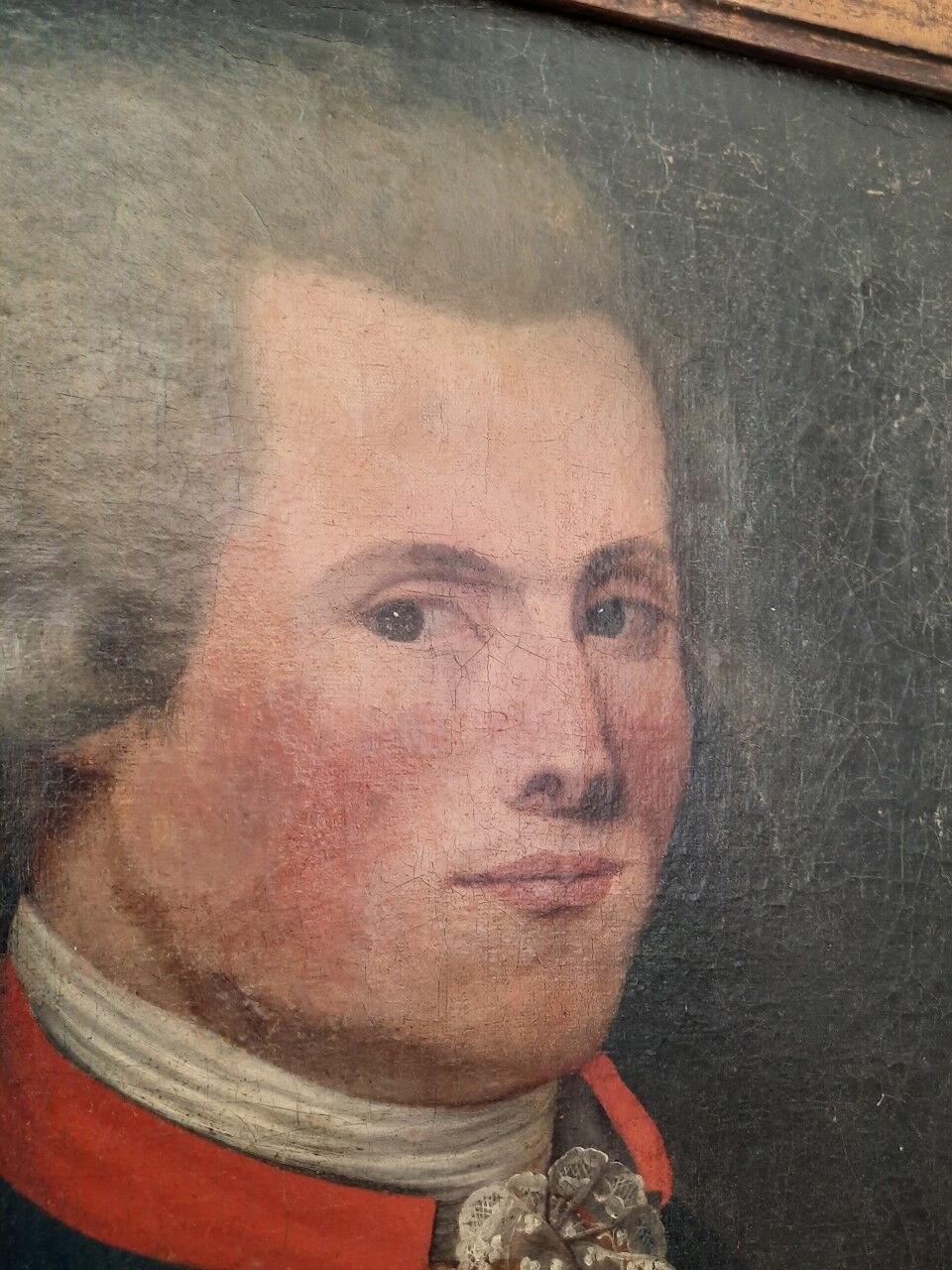 Oil portrait XVIIIth