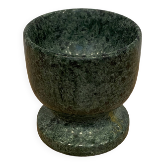 Green marble egg cup