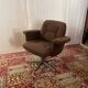 1970s swivel chair in tweed and chrome – 7 available
