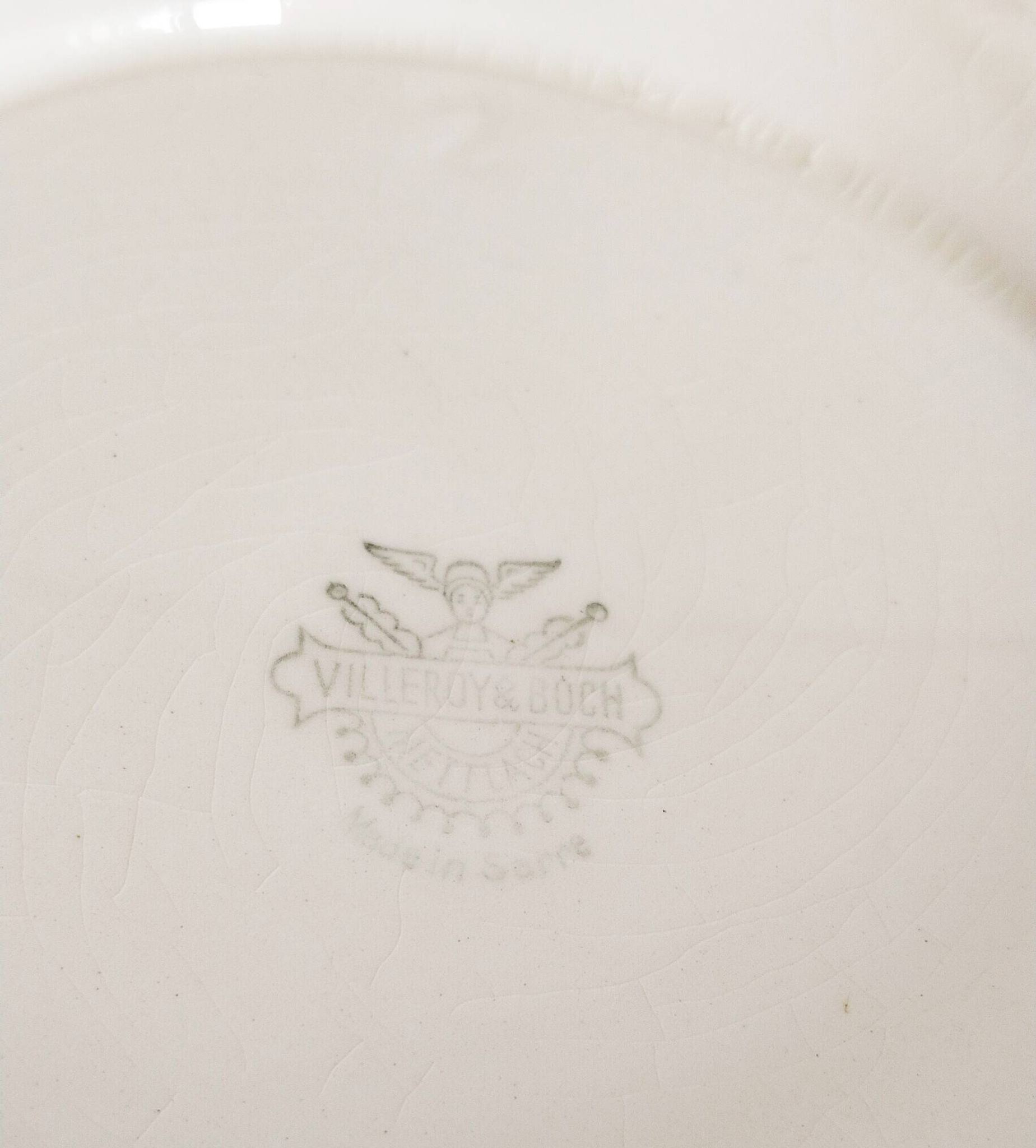 Soupière blanche Villeroy et Boch,   , en faïence