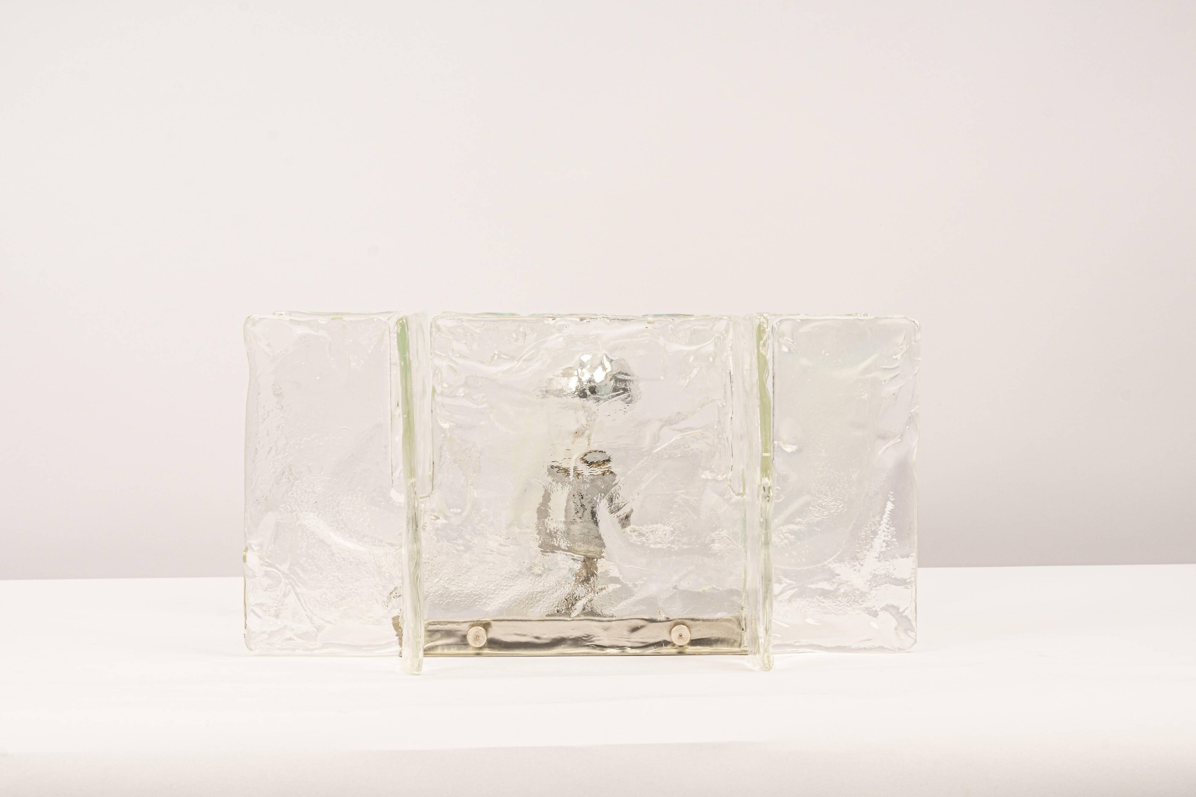 Murano Glass Wall Sconce by Kalmar, Austria, 1960s