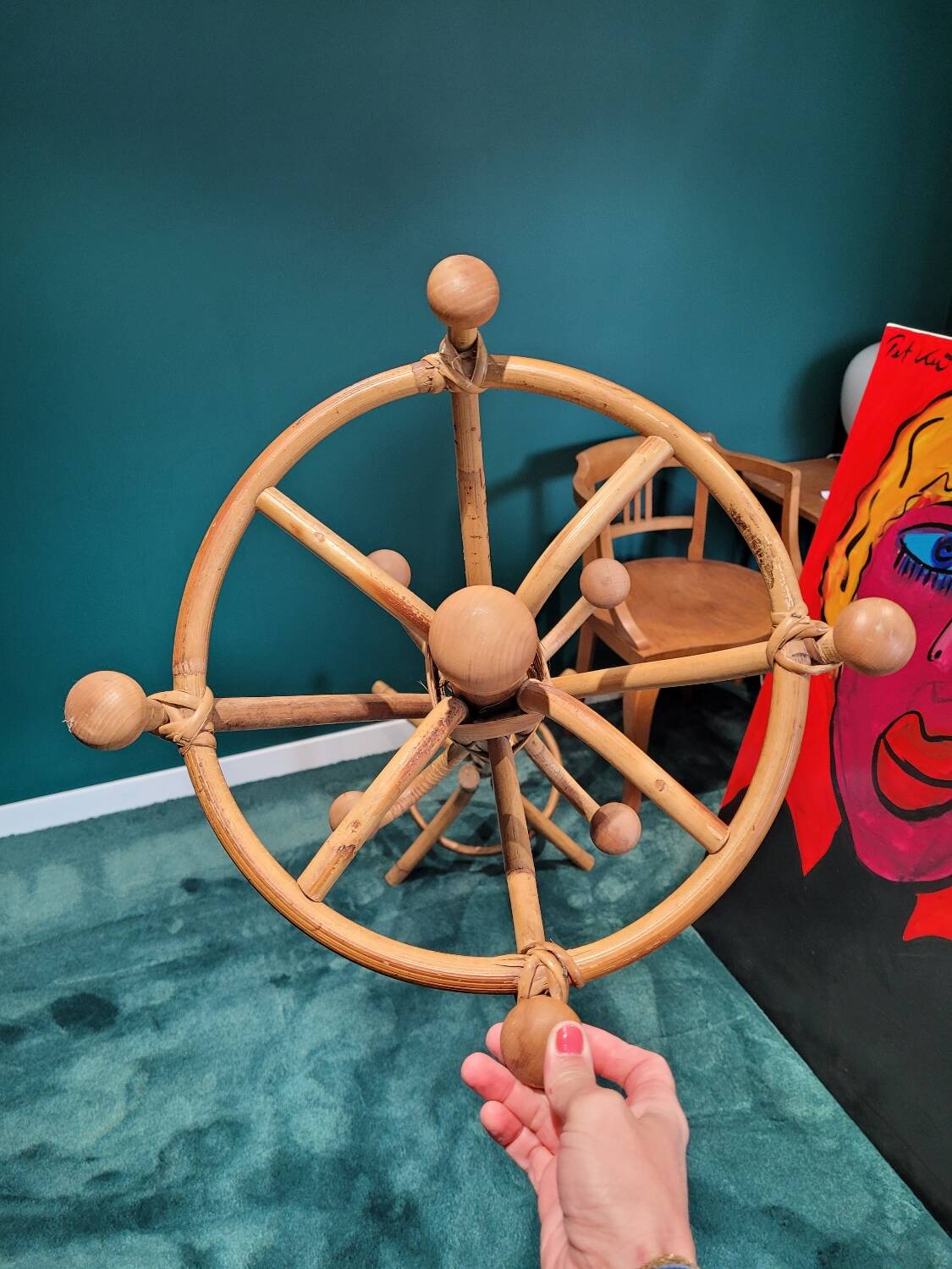 Vintage bamboo coat racks