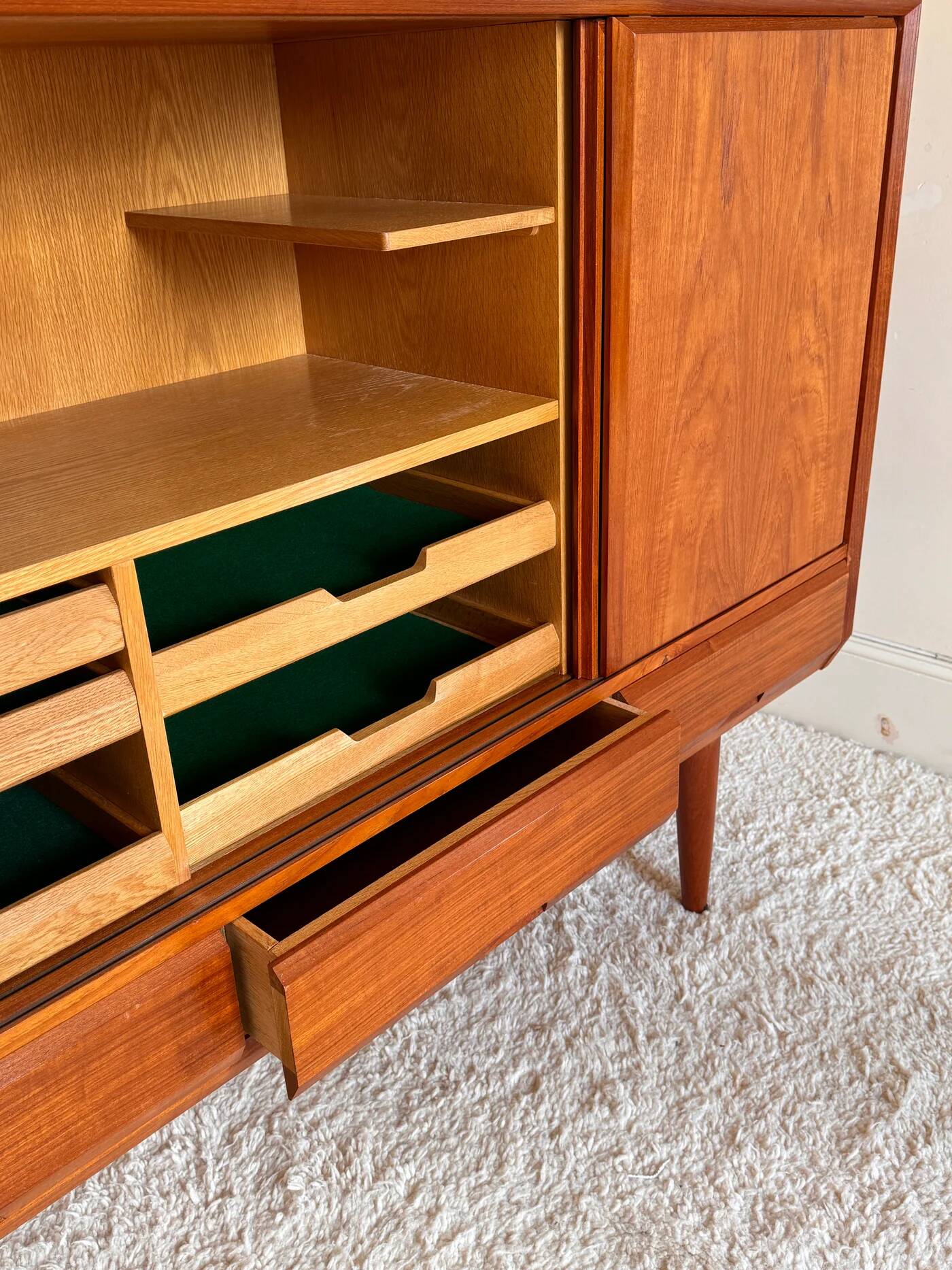 Vintage Scandinavian teak sideboard from the 1960s "Mads"