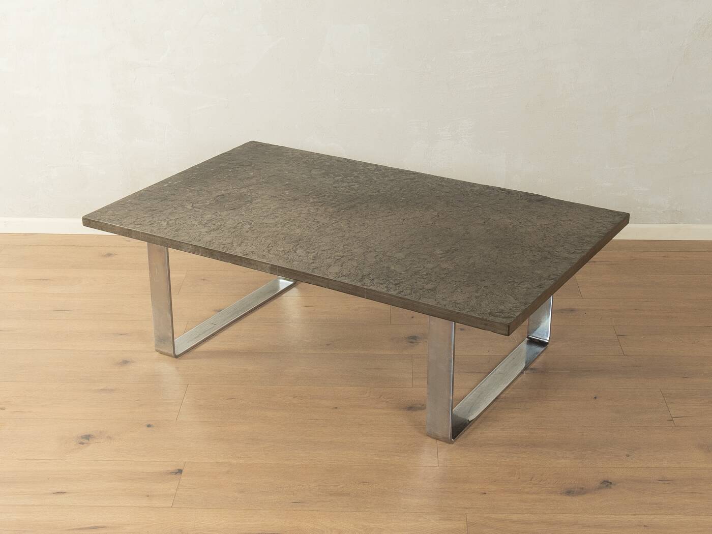 1970s brutalist coffee table by Peter Draenert
