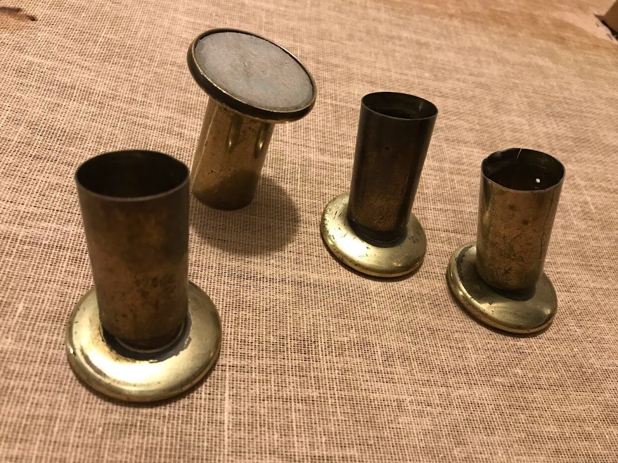 Vintage 60's armchair in black skai.