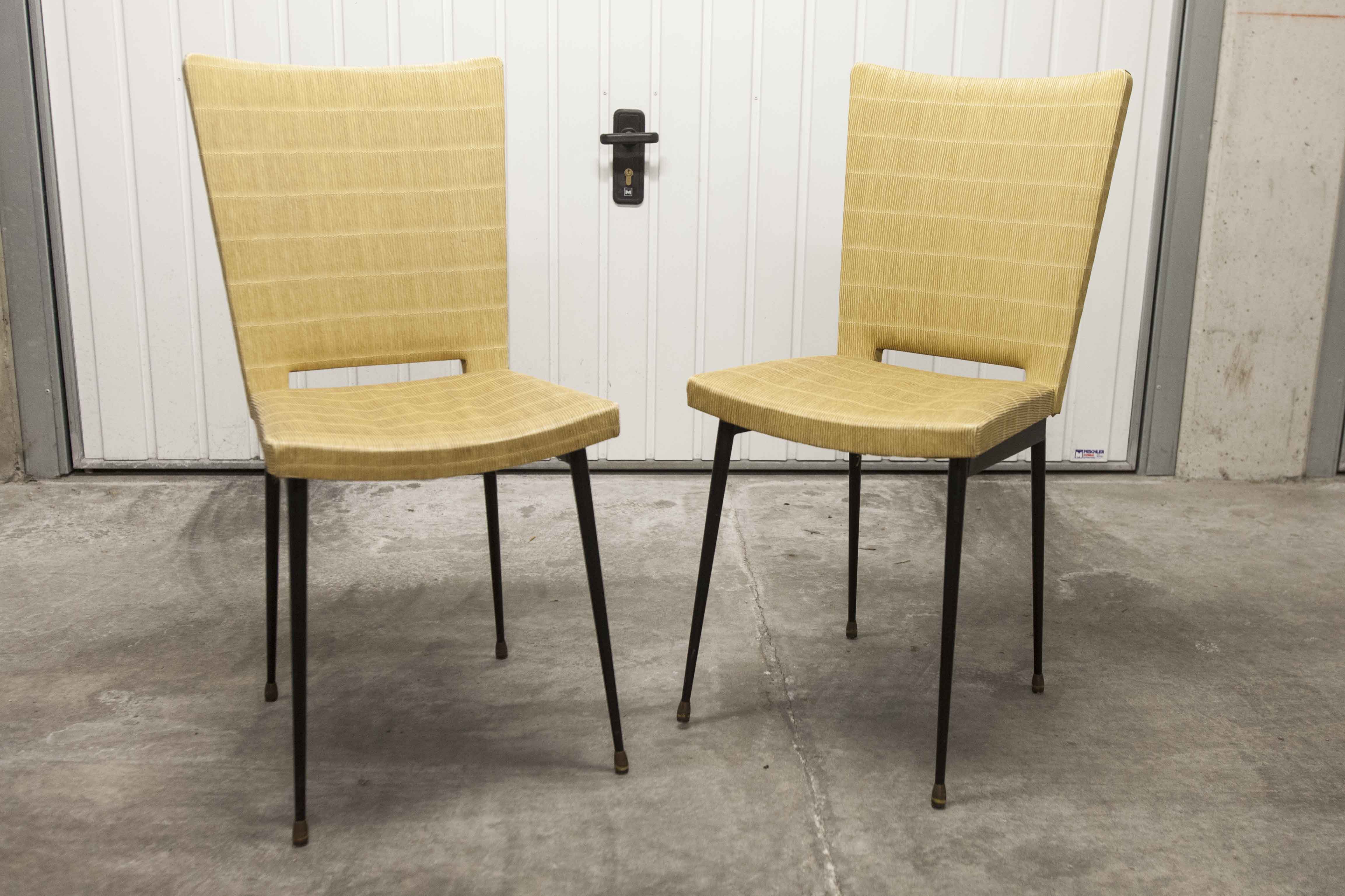 Pair of chairs Colette Gueden 1950