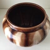 Art deco ceramic pot cover
