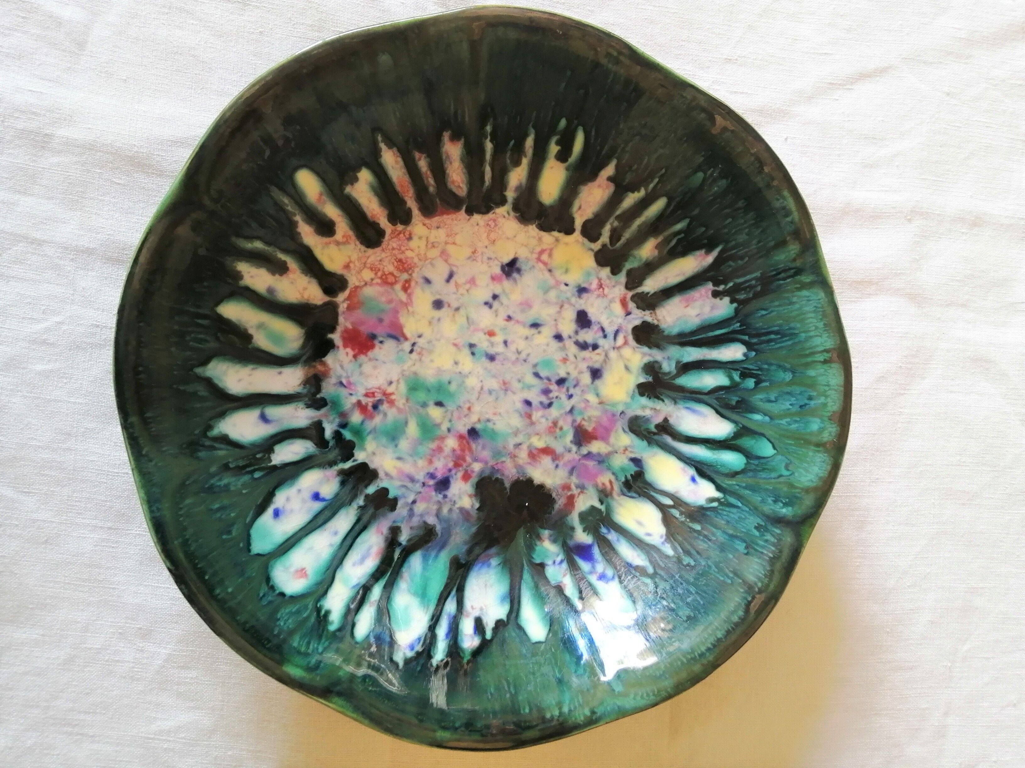 Salad bowl signed morvan