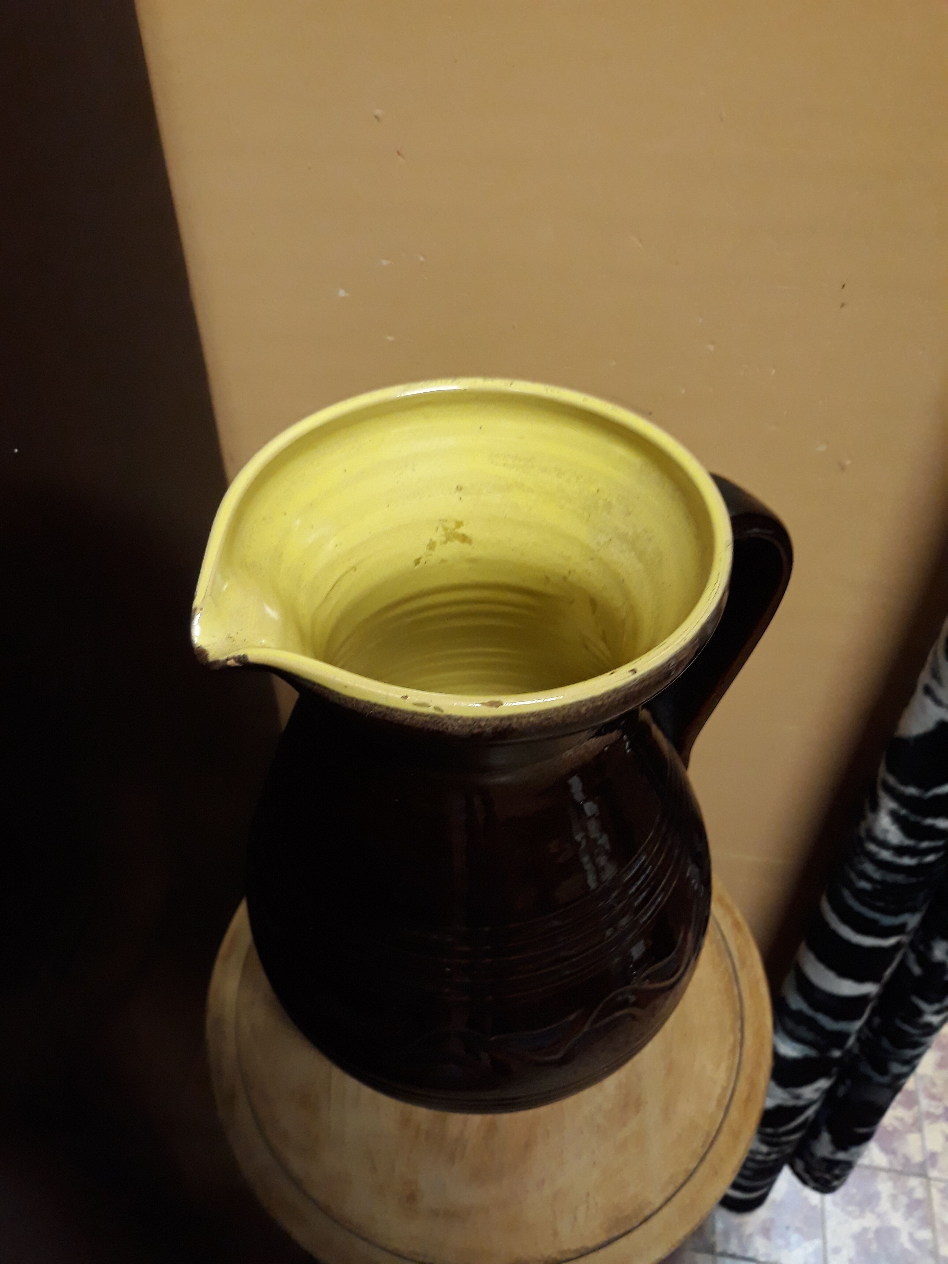 Vintage ceramic pitcher