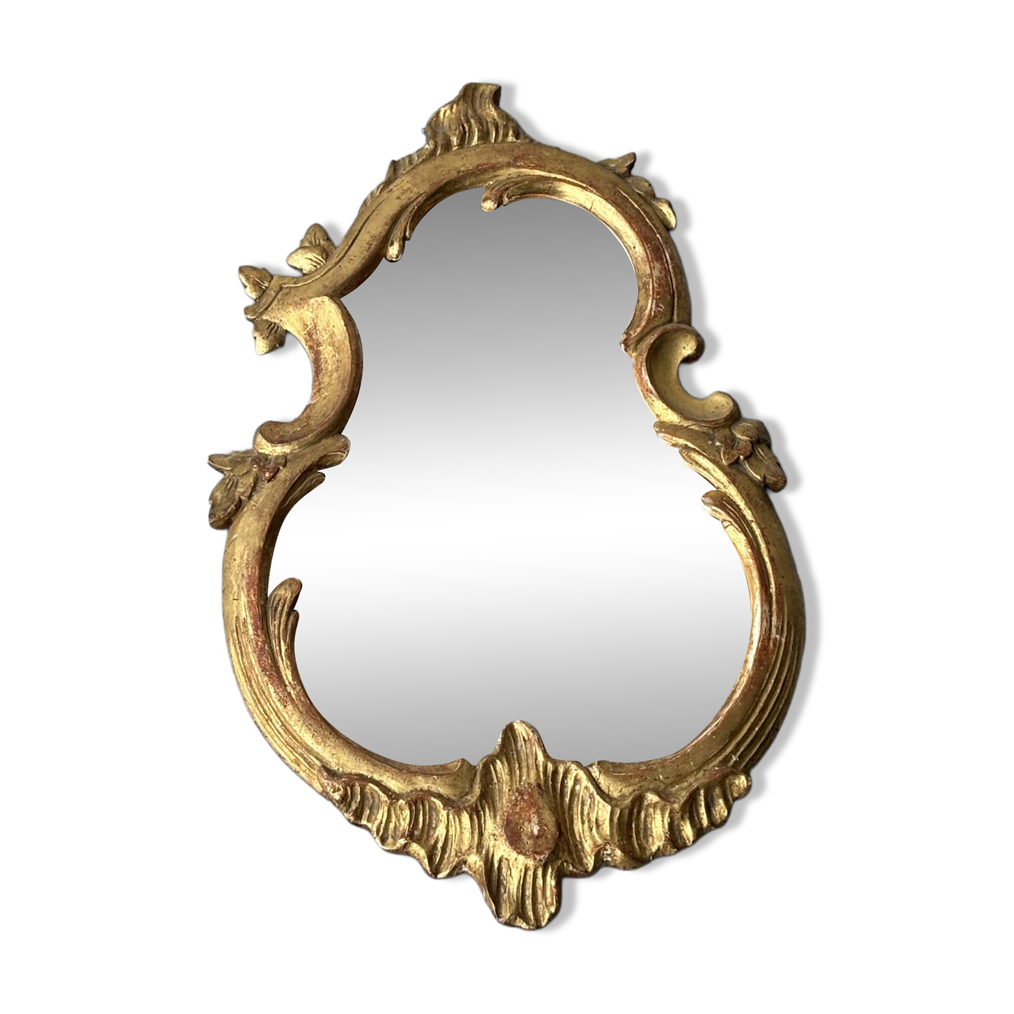 Antique gilded wooden mirror – Louis XV style