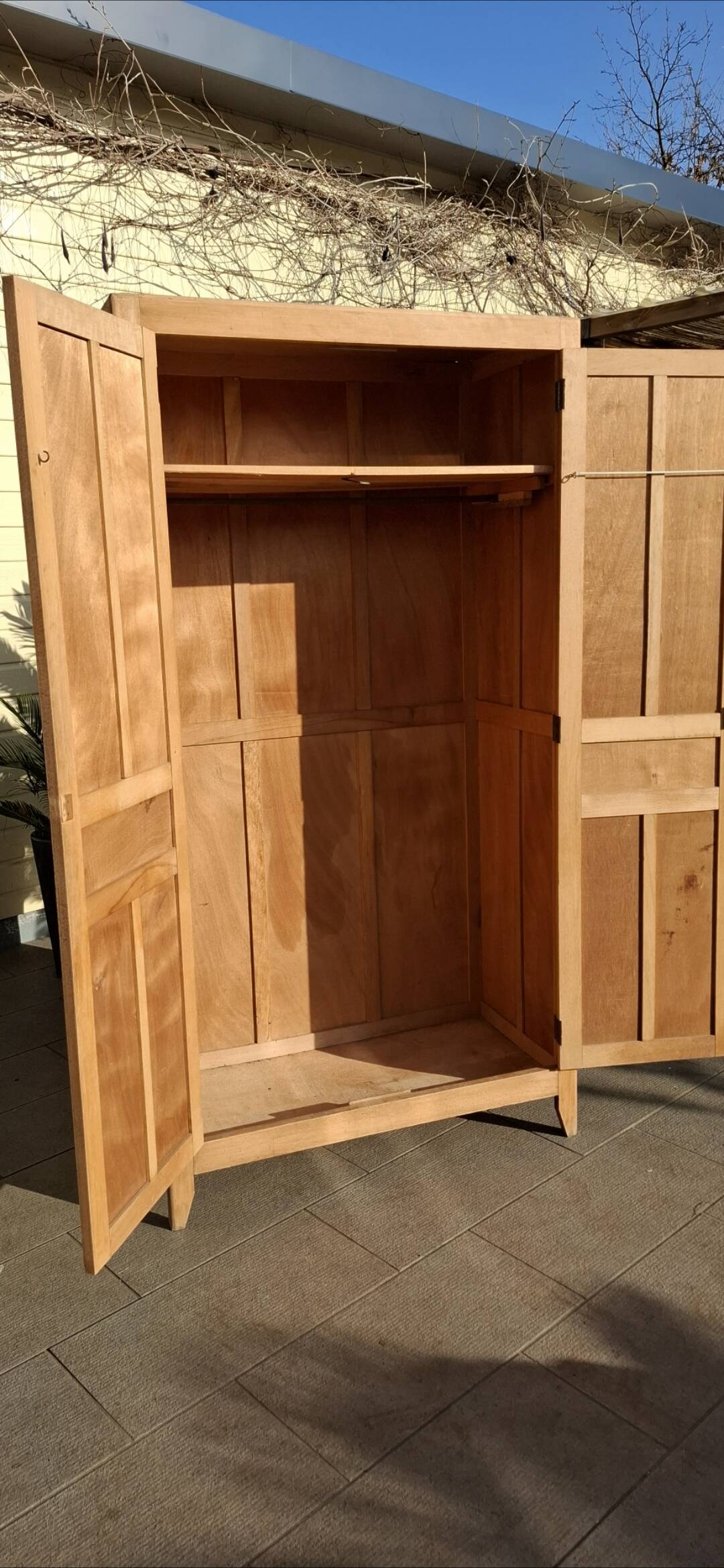 Hand-renovated Parisian wardrobe