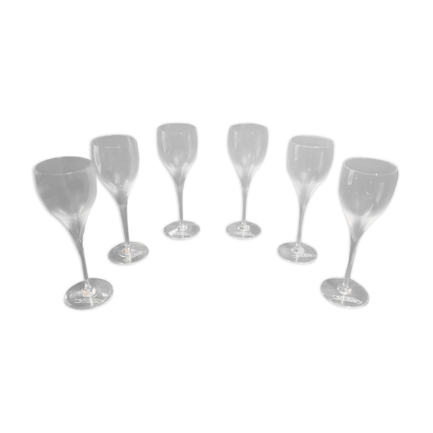 Série de 6 verres Veuve Cliquot