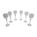 Series of 6 glasses Veuve Cliquot