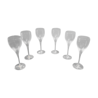 Series of 6 glasses Veuve Cliquot