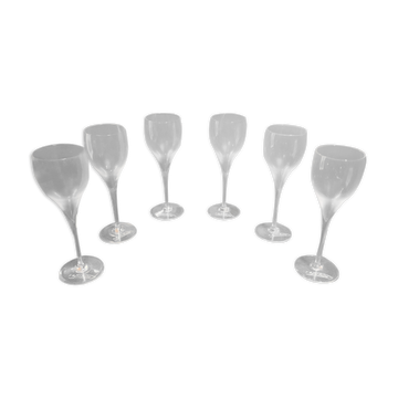 Series of 6 glasses Veuve Cliquot