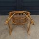 Paire de fauteuils en rotin, travail français 1960