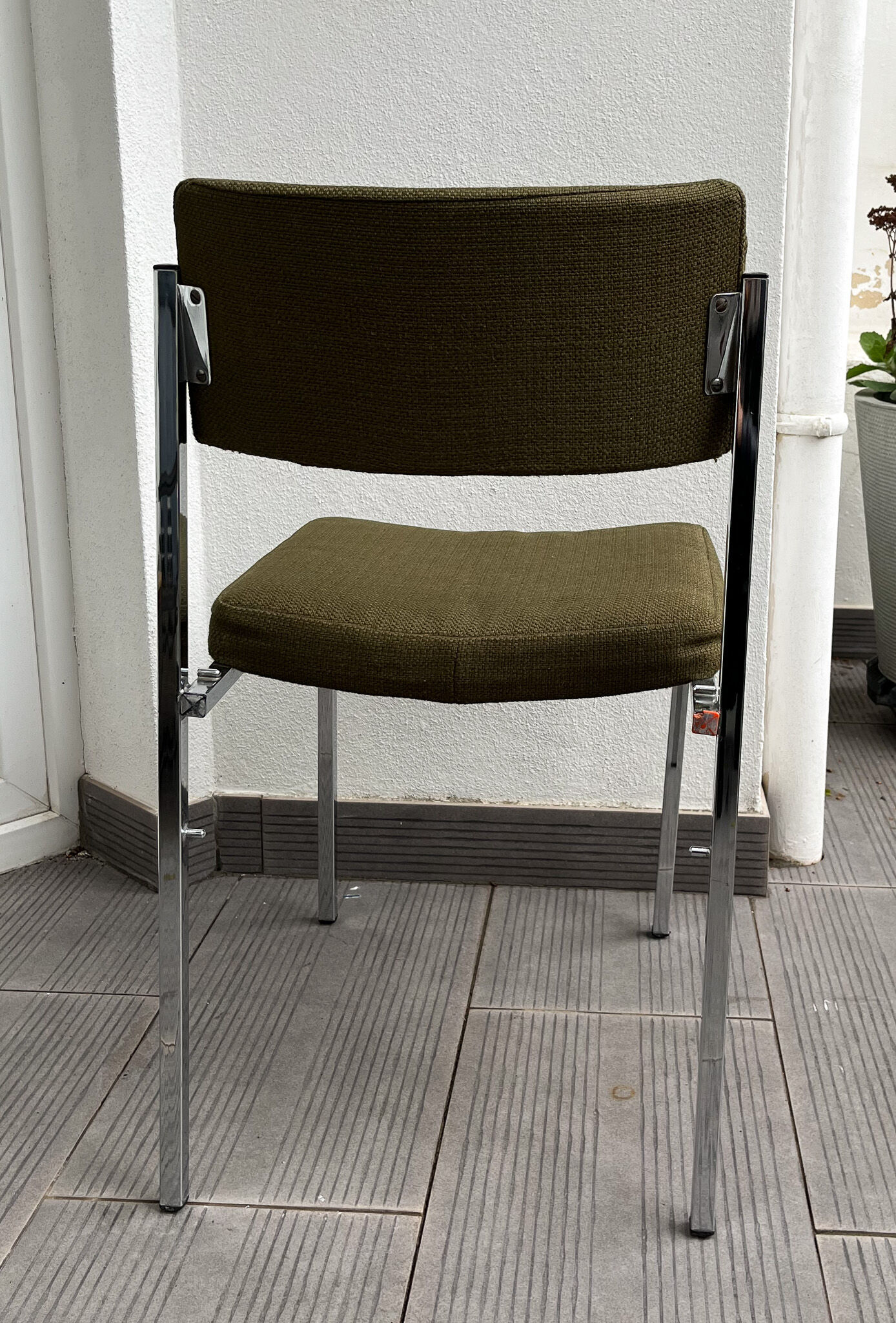 Vintage chrome chair