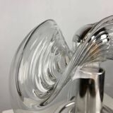 TA21 Futura wavy glass table lamp by Peill and Putzler 1960