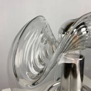 TA21 Futura wavy glass table lamp by Peill and Putzler 1960