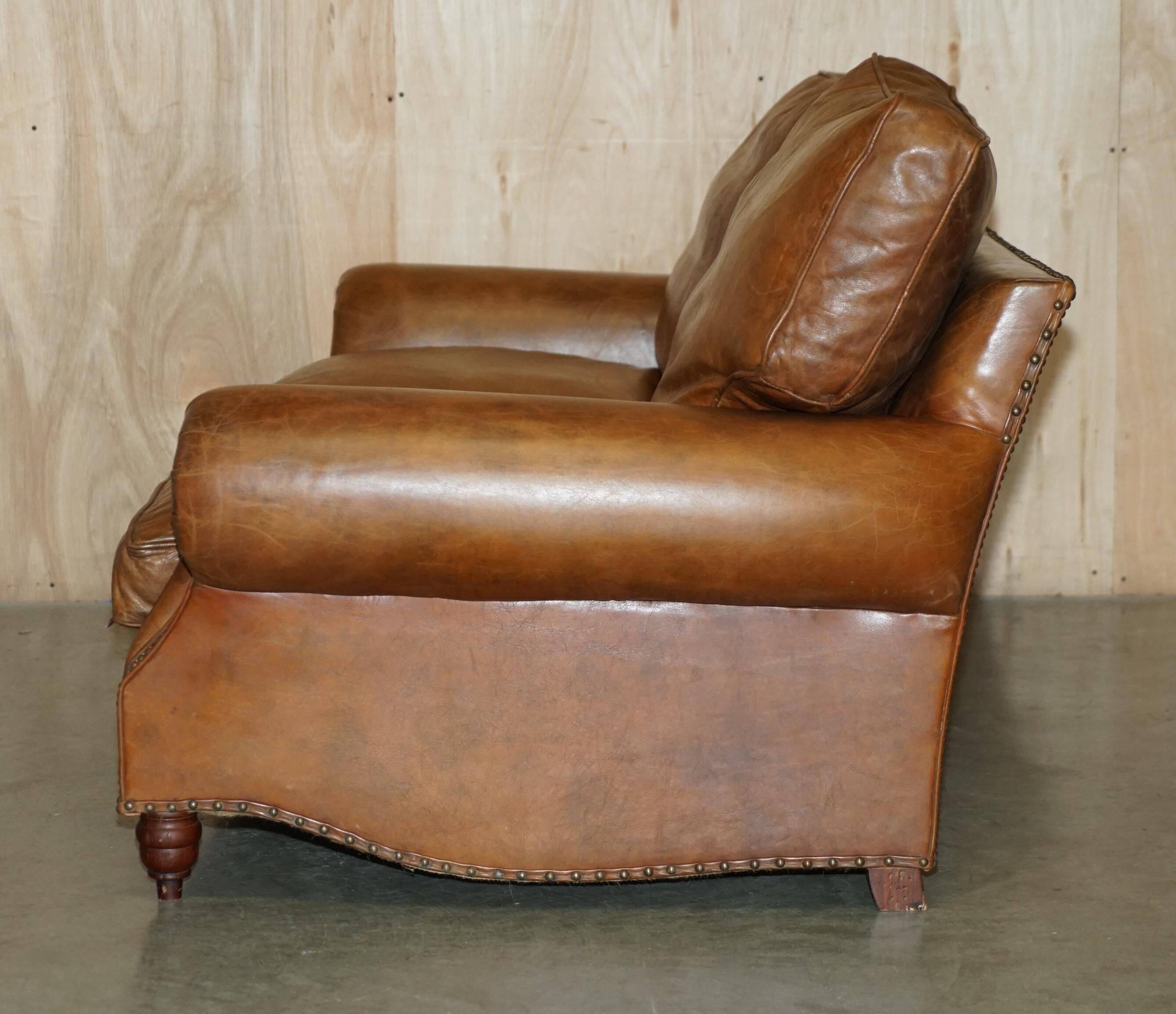 Balmoral Heritage Leather Sofa by Timothy Oulton