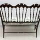 Giuseppe Gaetano Descalzi Midcentury Italian Chiavari Sofa and 2 Armchairs