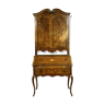 Cabinet louis xv vénitien in marquetry of noble woods and mother-of-pearl around 1880-1900