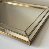 Beaded mirror design deknudt Belgium 1970