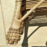 Small rattan coffee table rectangular shape