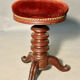 Piano stool on foot tripod XlXth