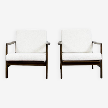 Pair of B7522 armchairs by Zenon Bączyk 1960's
