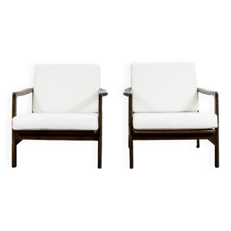 Pair of B7522 armchairs by Zenon Bączyk 1960's