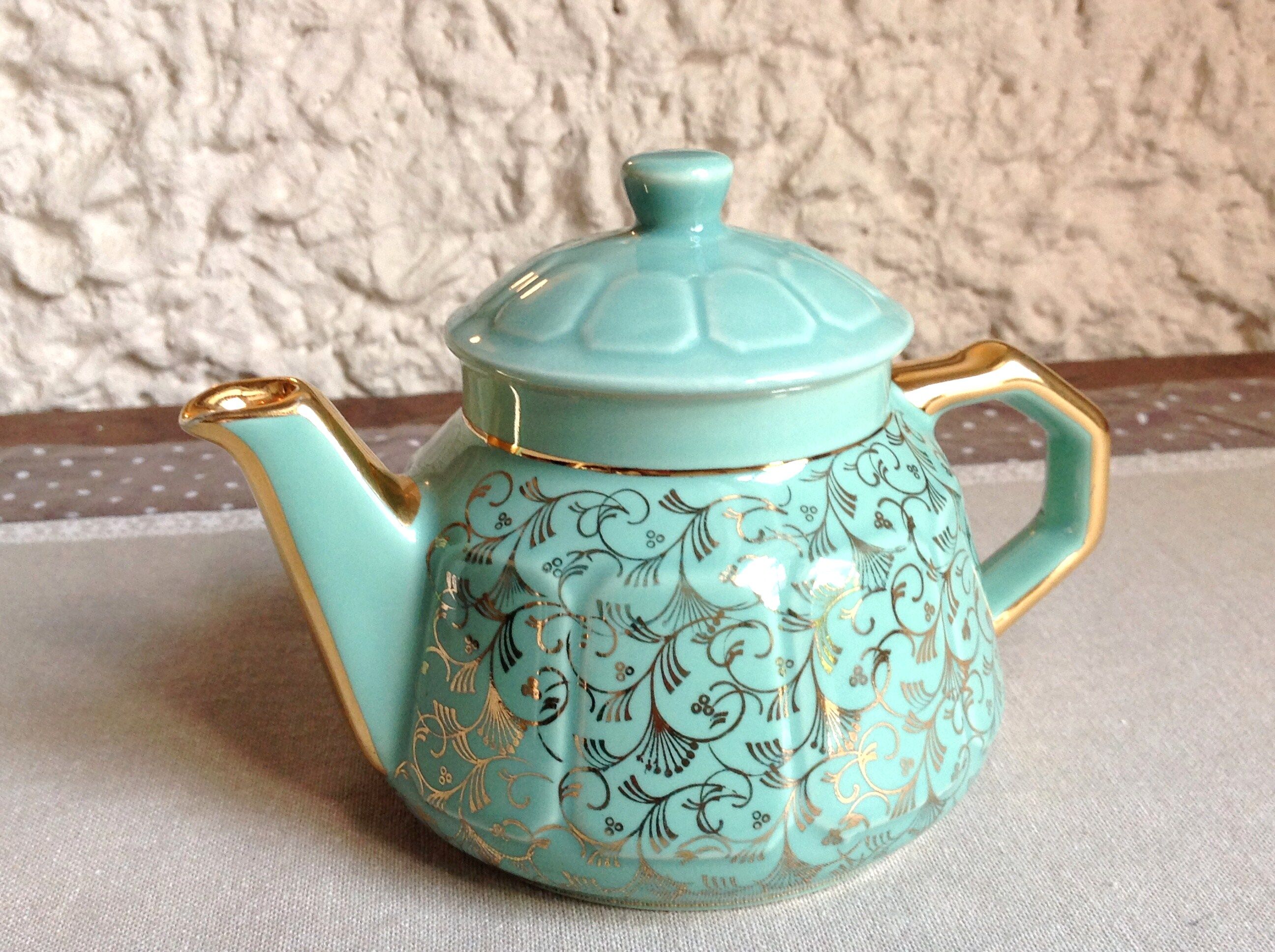 Theiere peppermint two cups / vintage