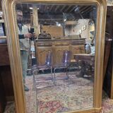 Mirror Louis Philippe 19th gold 144h/106l cms