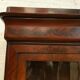 Louis Philippe vintage window in mahogany two 19th century glass doors