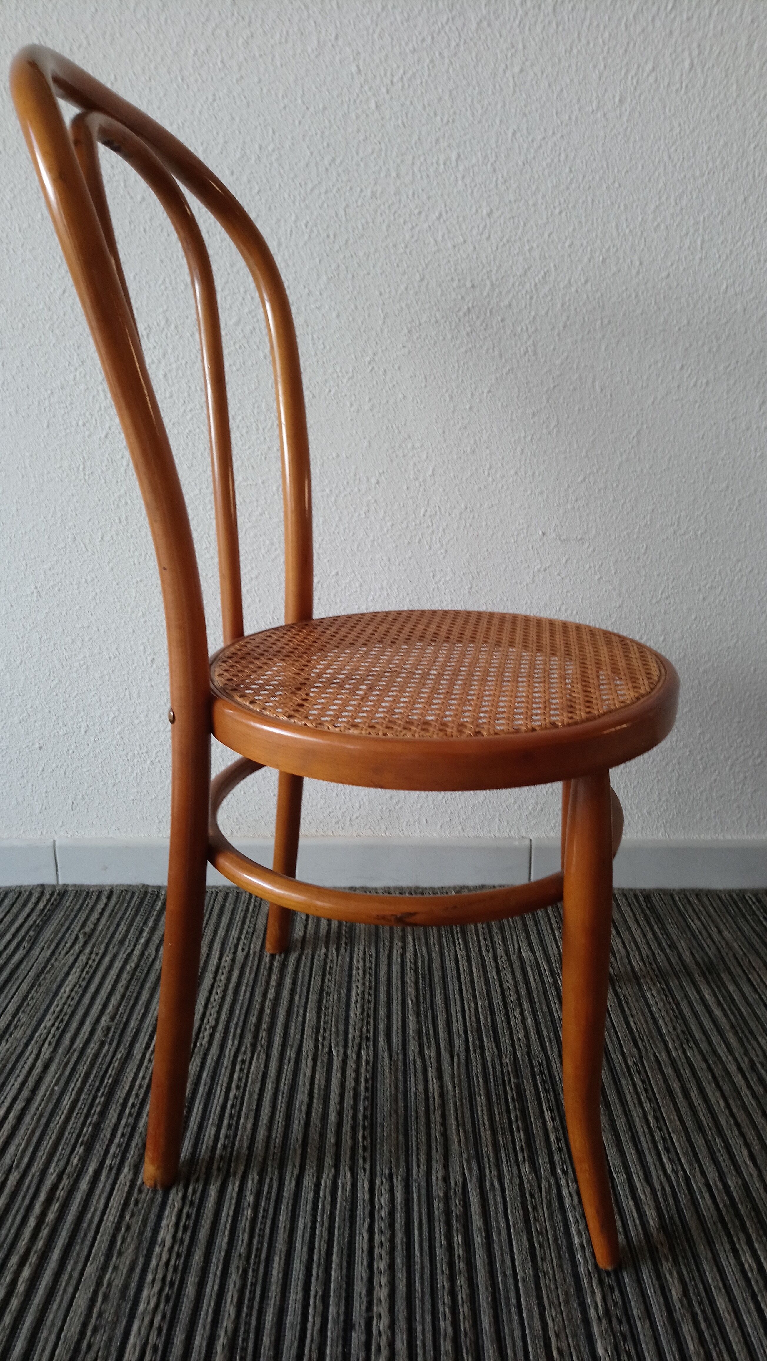 Suite of 5 chairs bistro 70's