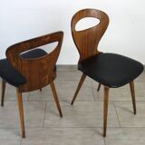 2 Baumann chairs, ant model, 50s-60s