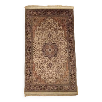 Handmade Indo Tabriz rug 210x127cm