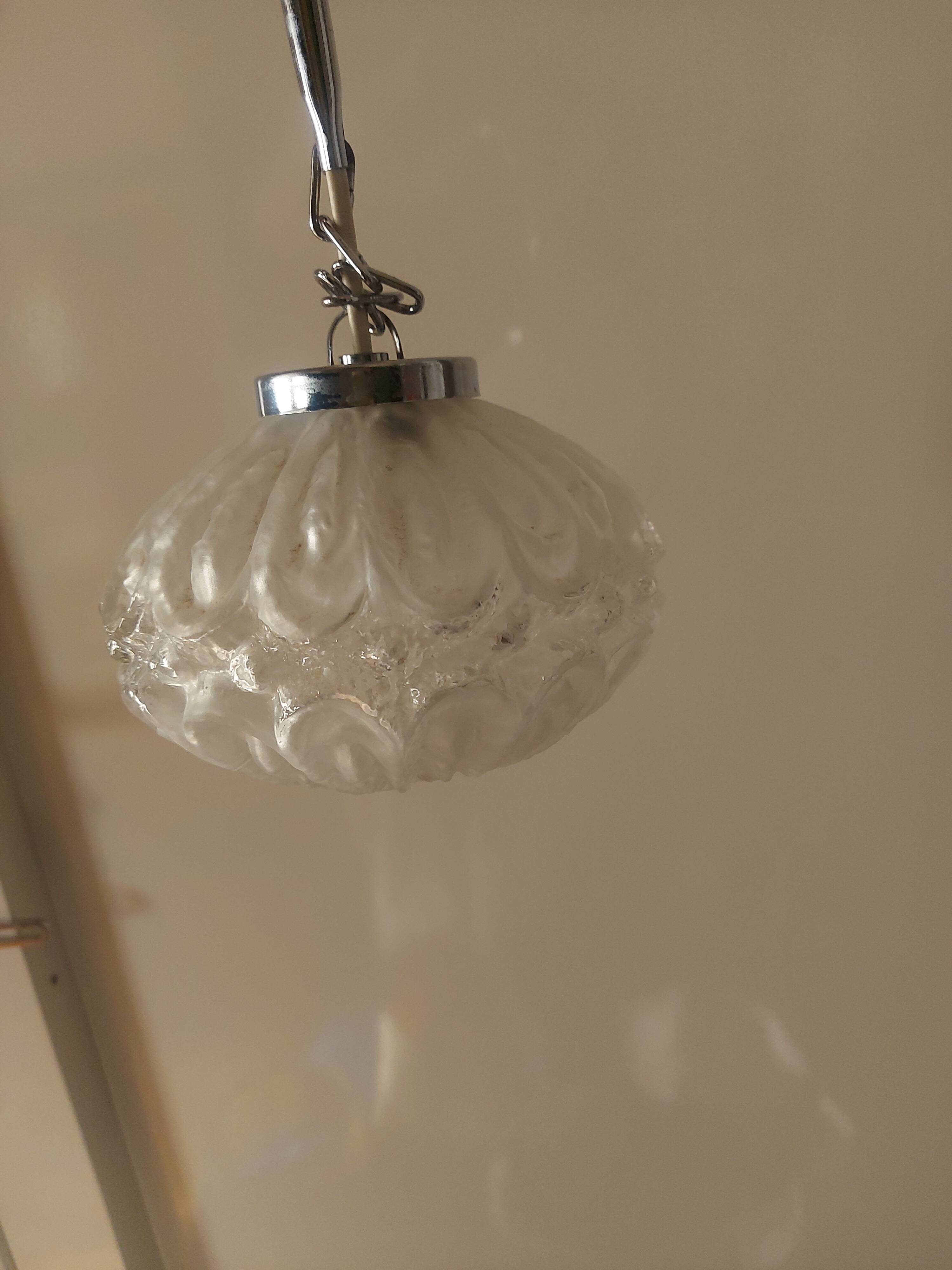 Art deco chandelier suspension