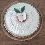Barbotine pie dish