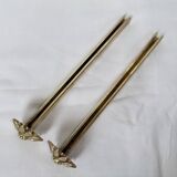 Brass tieback hook, curtain accessory, flower decor