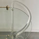 Plexiglass and glass rolling table