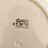 2 flat ironware plates Oeillets, Creil and Montereau