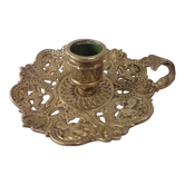 Hand boougeoir, cellar rat, openwork bronze
