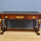 Mahogany desk, Egyptomania style – 20th century