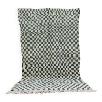 Handmade wool Berber rug 250 x 144 cm