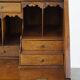 Large antique English oak secretaire from the 18th century