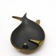 Bol/Mégotine Poisson en Laiton Milieu du Siècle par Walter Bosse, Herta Baller, Années 1950