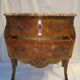 Commode galbée style Louis XVI marqueterie bois de rose