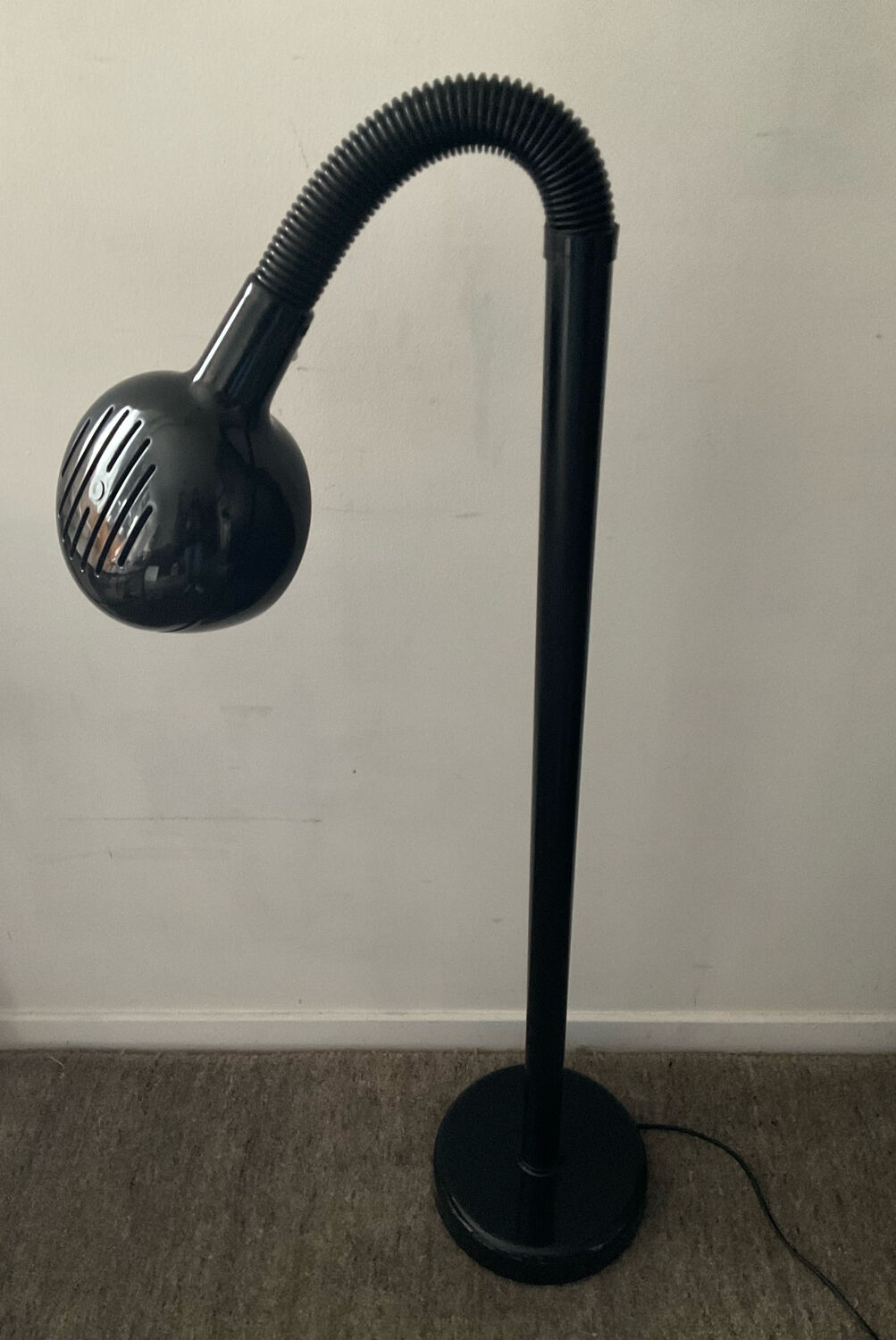 Cobra floor lamp by Fagerhults Sweden from the 70s